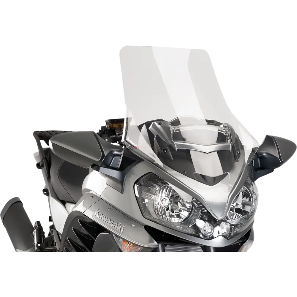 PUIG HI-TECH PARTS Race Windscreen - 27-3/4" - Clear - Kawasaki 7628W