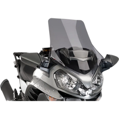 PUIG HI-TECH PARTS Race Windscreen - 27-3/4" - Dark Smoke - Kawasaki 7628F