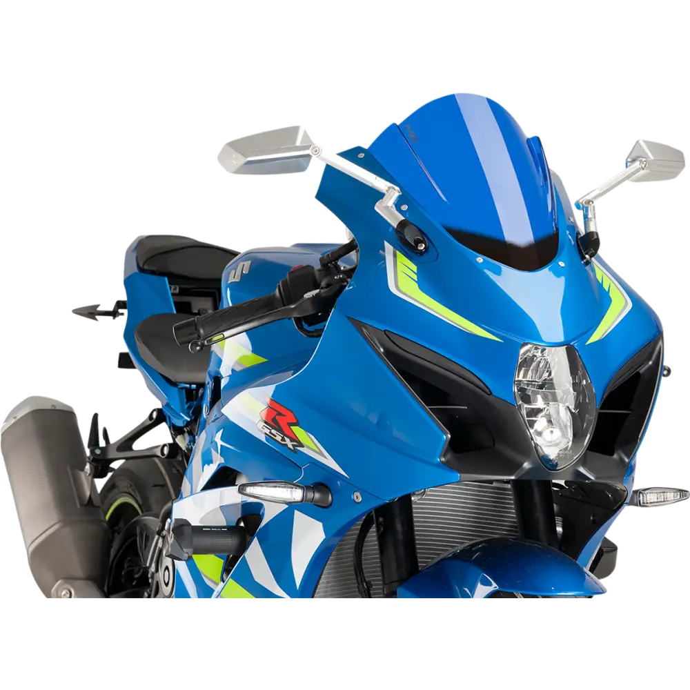 PUIG HI-TECH PARTS Race Windscreen - Blue - Suzuki 9013A