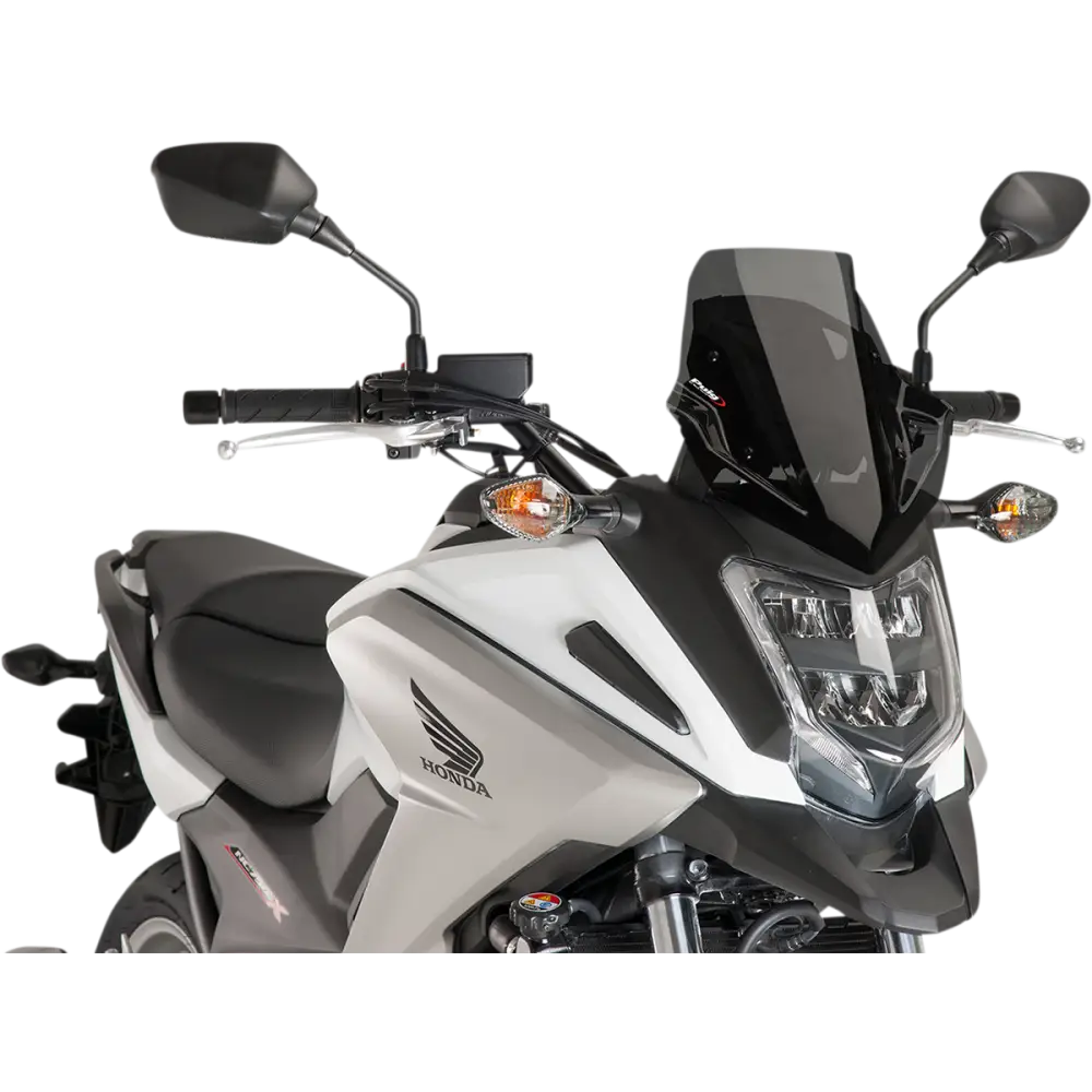 PUIG HI-TECH PARTS Race Windscreen - Dark Smoke - NC700 8909F