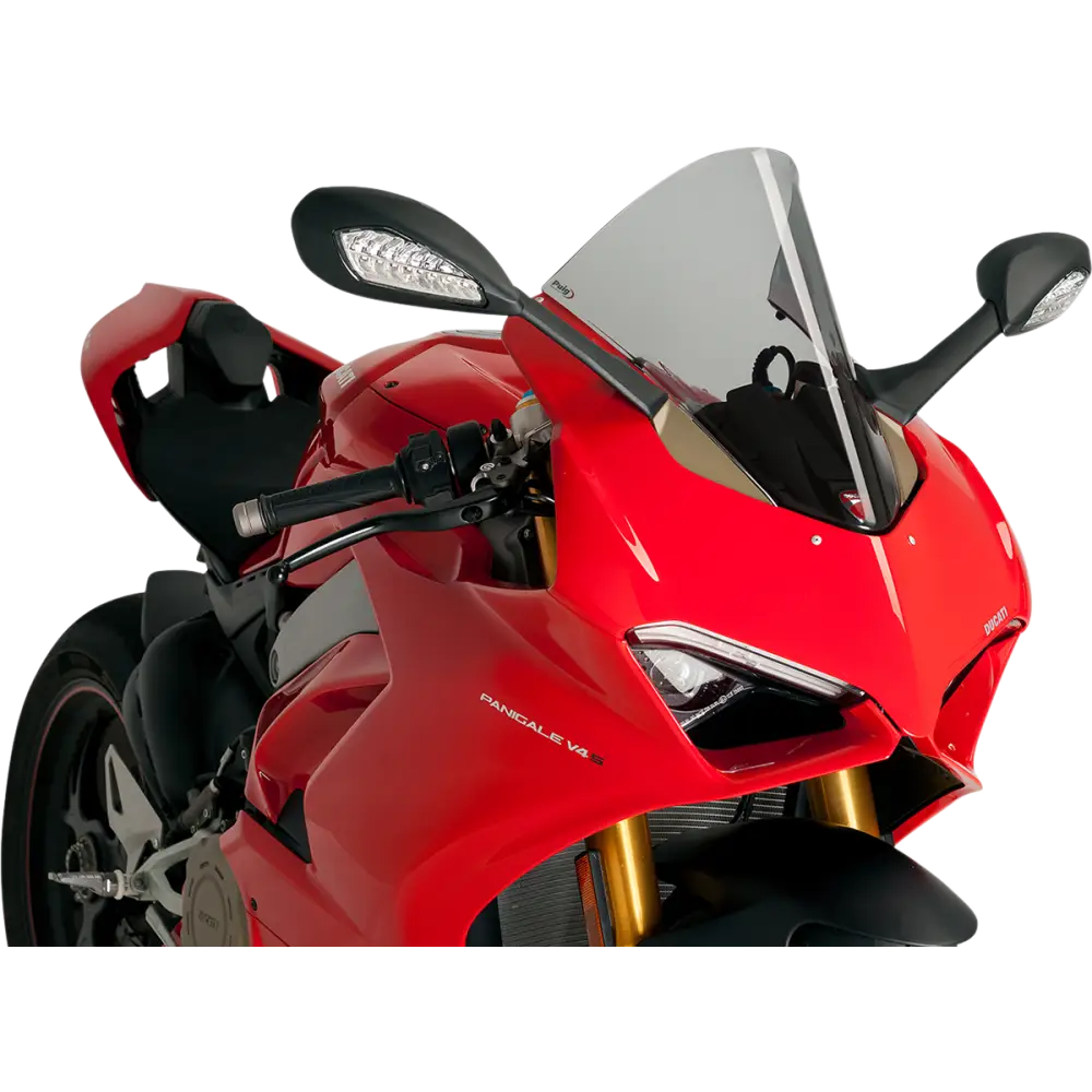 PUIG HI-TECH PARTS Race Windscreen - Light Smoke - Ducati 9690H