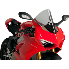 PUIG HI-TECH PARTS Race Windscreen - Light Smoke - Ducati 9690H