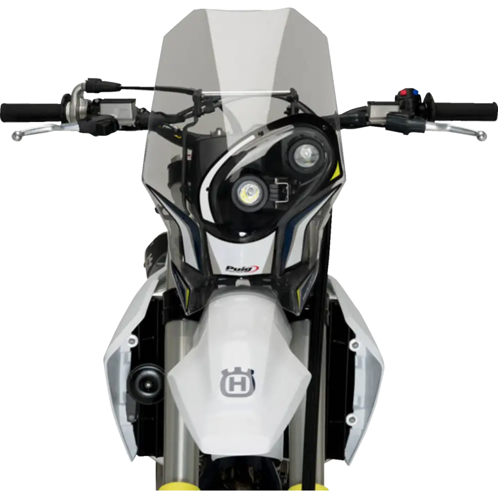 PUIG HI-TECH PARTS Rally Windshield - 18-1/8" - Clear - Husqvarna 20548W