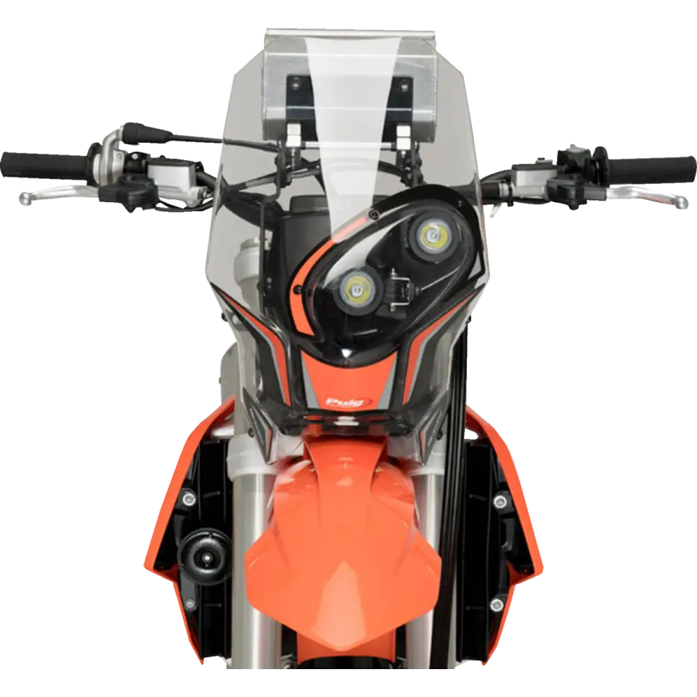 PUIG HI-TECH PARTS Rally Windshield - 18-1/8" - Clear - KTM 20507W