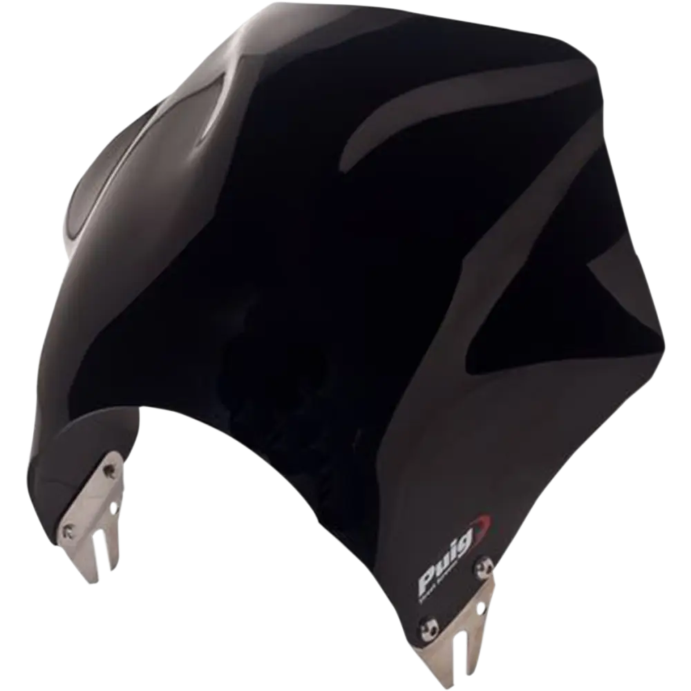 PUIG HI-TECH PARTS Raptor Windshield - Black 0013N