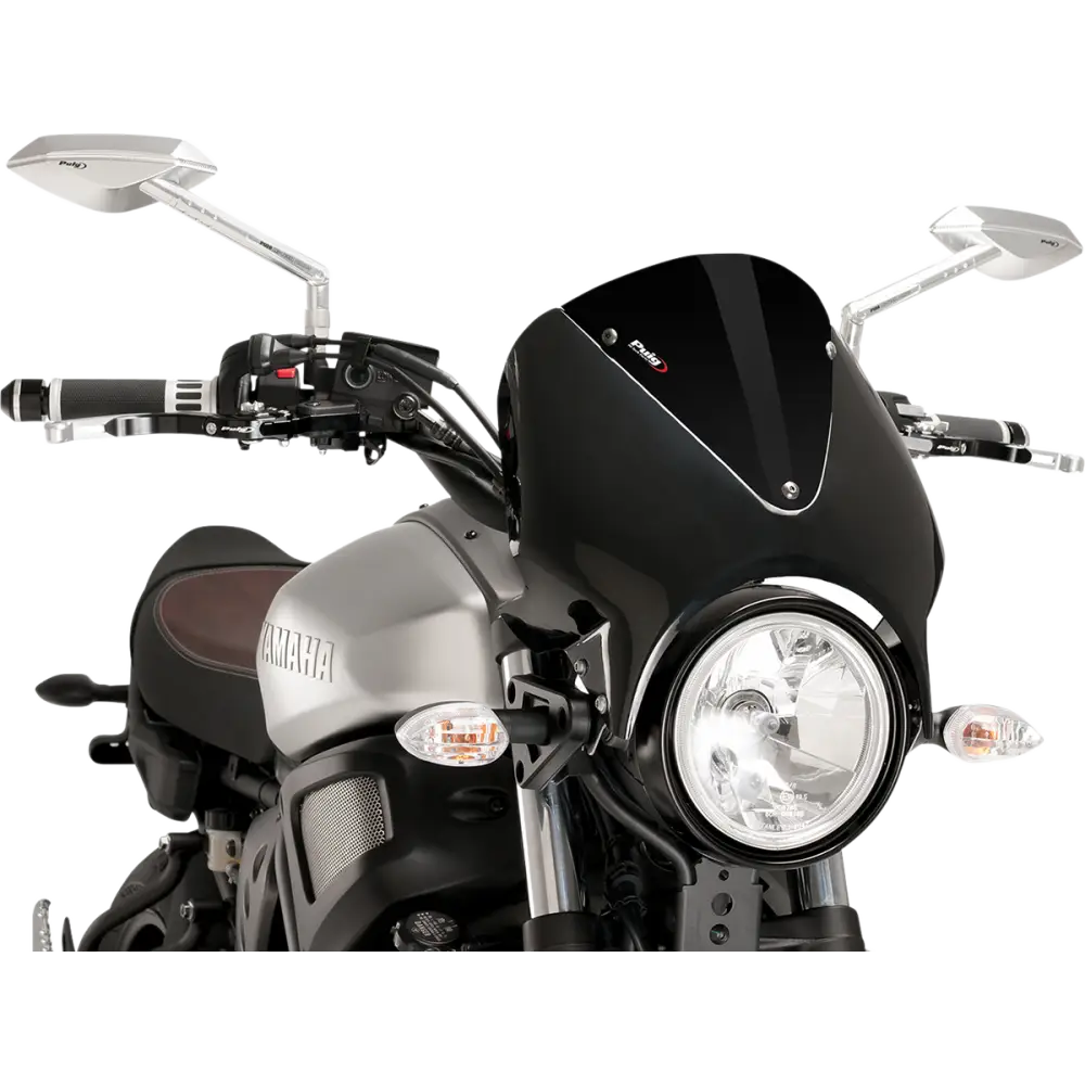 PUIG HI-TECH PARTS Retrovision Windscreen - Black - XSR 9560N