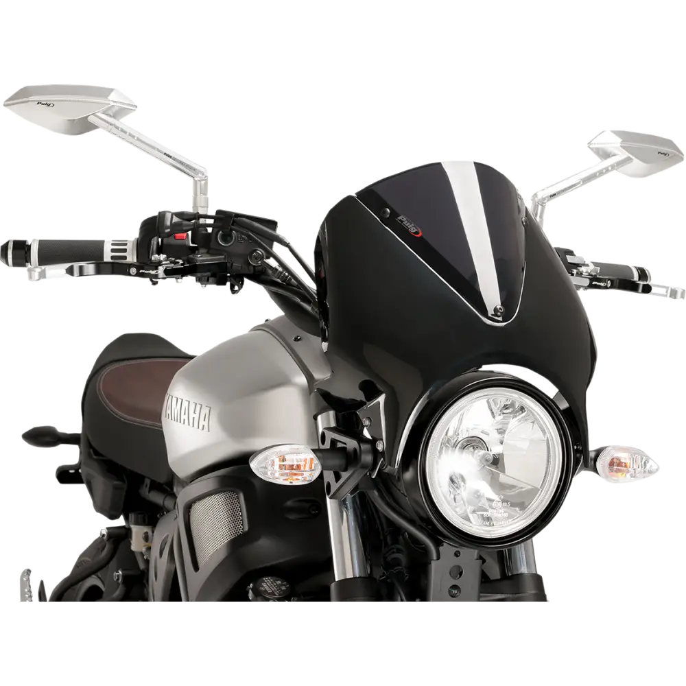 PUIG HI-TECH PARTS Retrovision Windscreen - Dark Smoke - XSR700 9560F