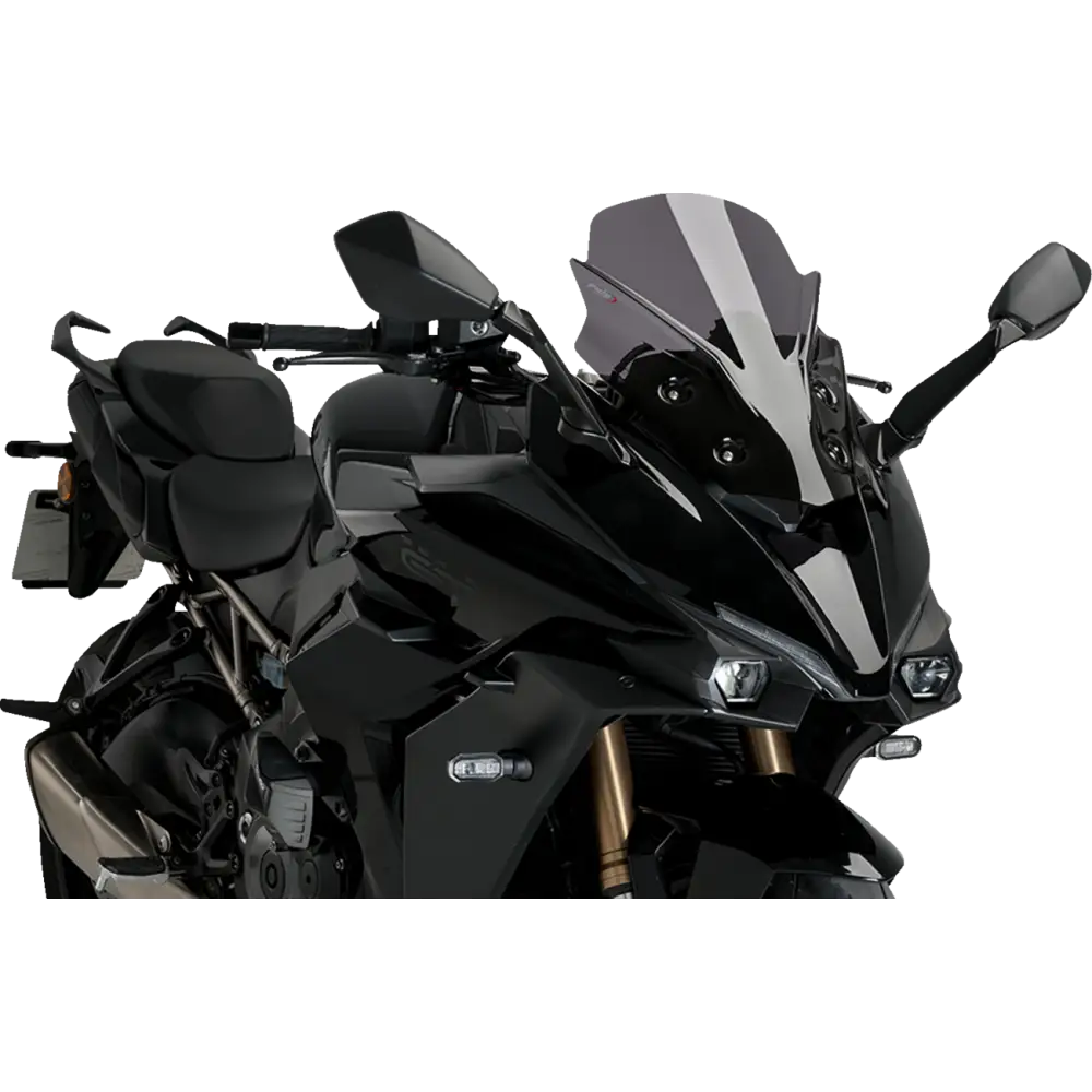 PUIG HI-TECH PARTS Sport Windscreen - 16" - Dark Smoke - GSX-S1000 GT 21341F