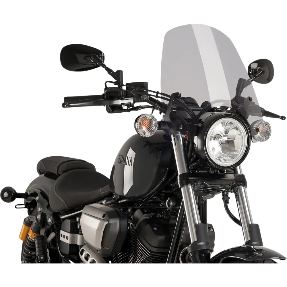 PUIG HI-TECH PARTS Touring Naked New Generation - 18-7/8" - Smoke - Yamaha 9438H