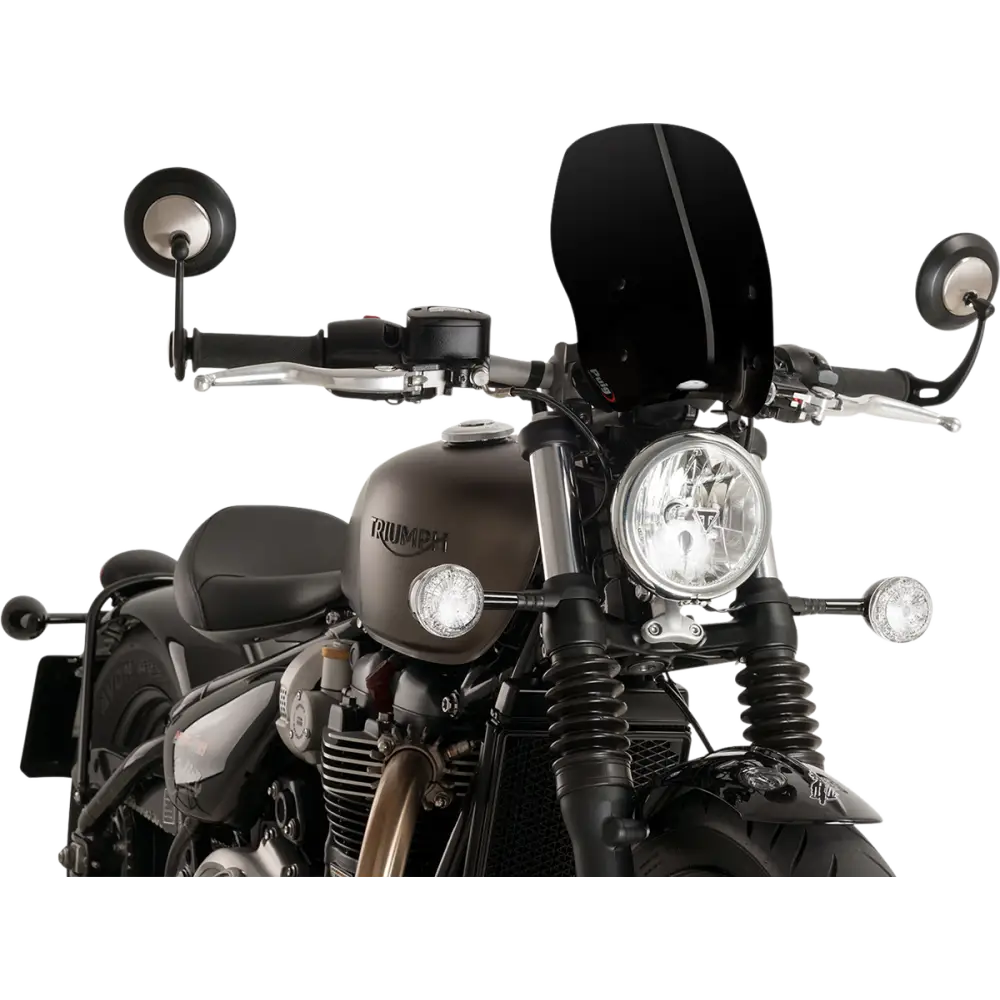 PUIG HI-TECH PARTS Touring Naked New Generation - Black - Bonneville Bobber 9437N
