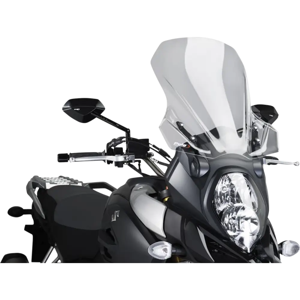 PUIG HI-TECH PARTS Touring Windscreen - 18-1/8" - Clear - V-Strom 7229W