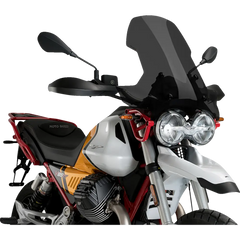 PUIG HI-TECH PARTS Touring Windscreen - 18-3/4" - Dark Smoke - Moto Guzzi 21176F