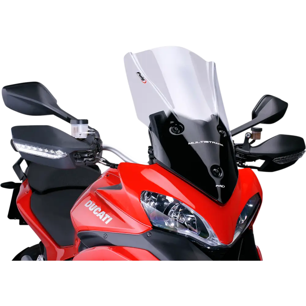 PUIG HI-TECH PARTS Touring Windscreen - 22-1/2" - Smoke - Multistrada 1200 5250H