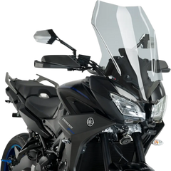 PUIG HI-TECH PARTS Touring Windscreen - 25-3/8" - Light Smoke - Yamaha 9725H