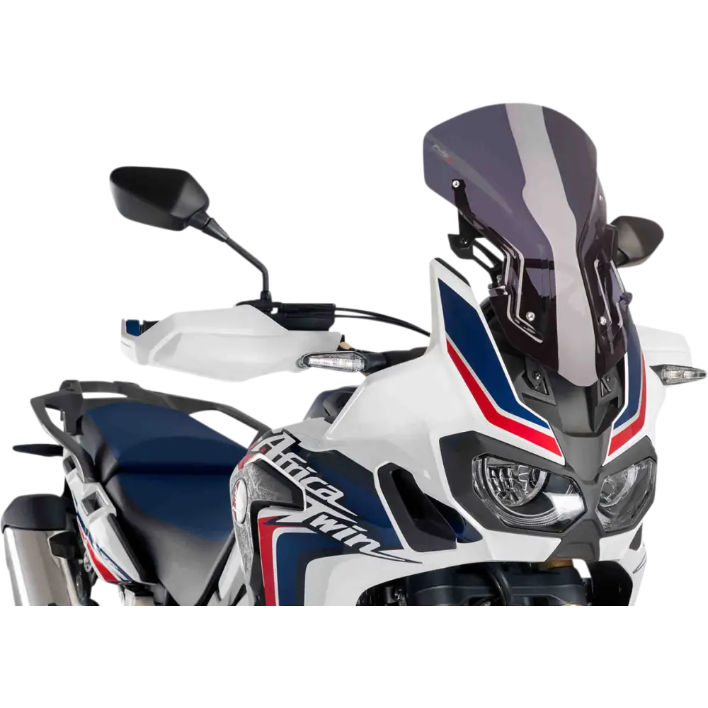 PUIG HI-TECH PARTS Touring Windscreen - Dark Smoke - Africa 3714F