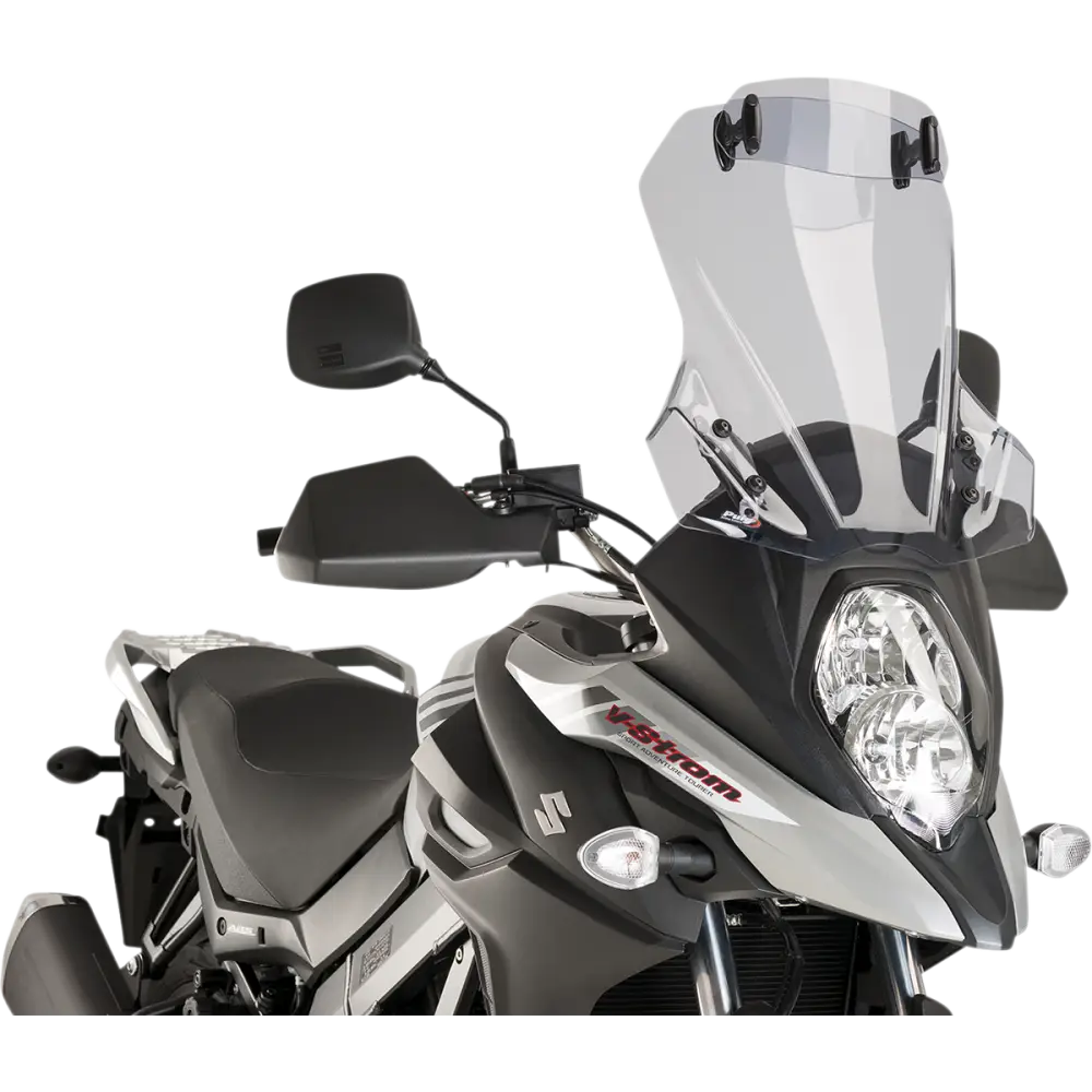 PUIG HI-TECH PARTS Touring Windscreen w/ Visor - Smoke 9440H