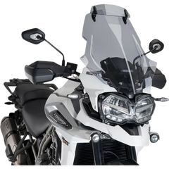 PUIG HI-TECH PARTS Touring Windscreen w/ Visor - Smoke 9614H