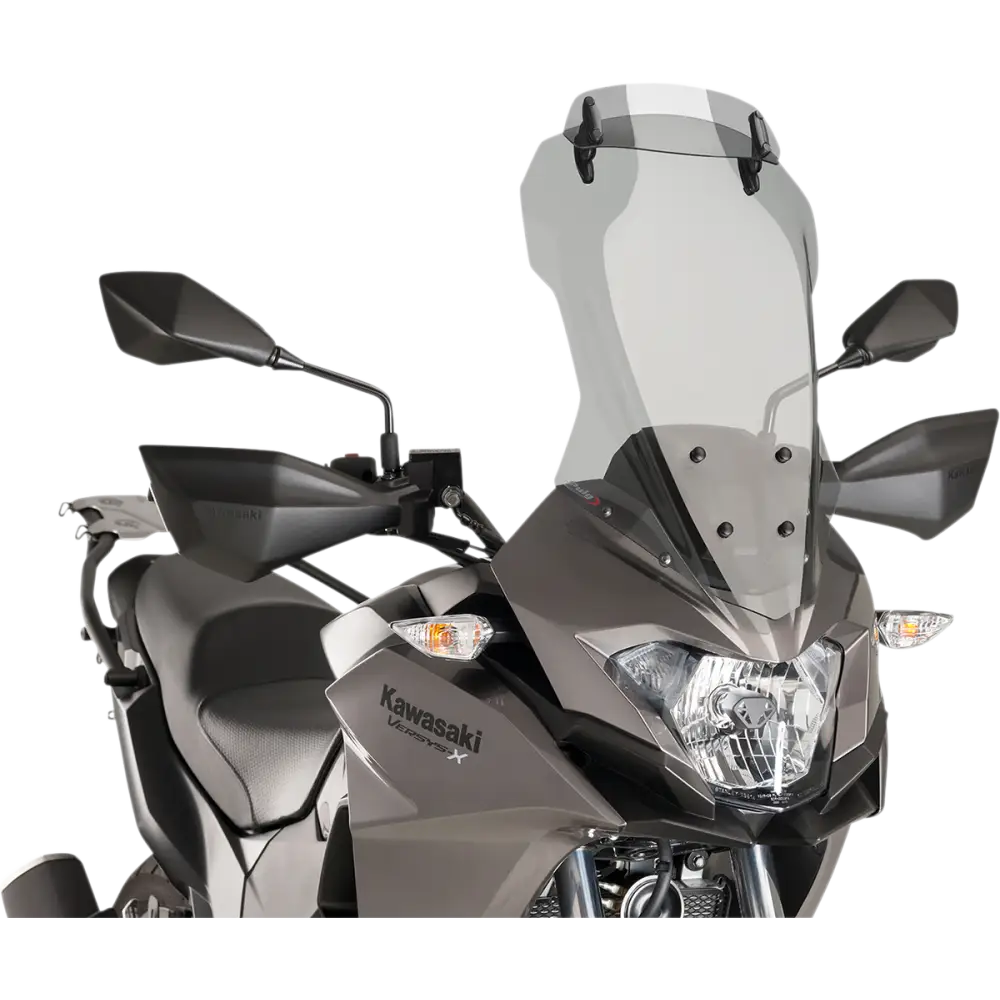 PUIG HI-TECH PARTS Touring Windscreen w/ Visor - Smoke 9713H