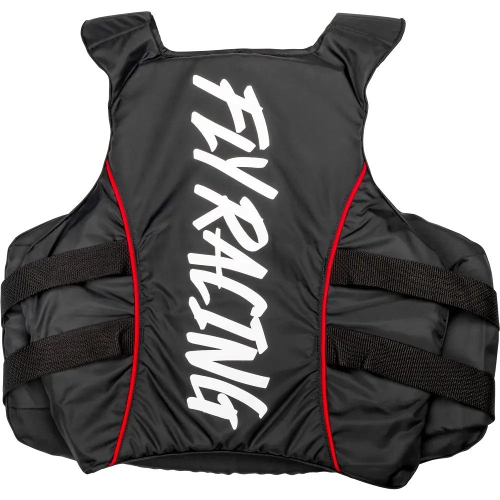 Pullover Flotation Vest Black/White/Red Lg