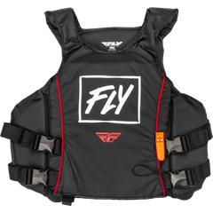 Pullover Flotation Vest Black/White/Red Sm
