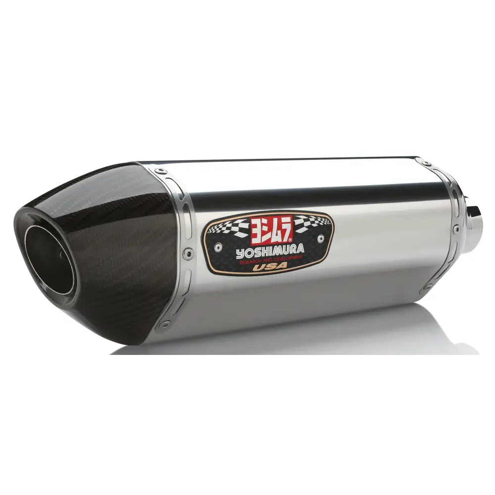 Race Dual R 77 Slip On Exhaust Ss Ss Cf