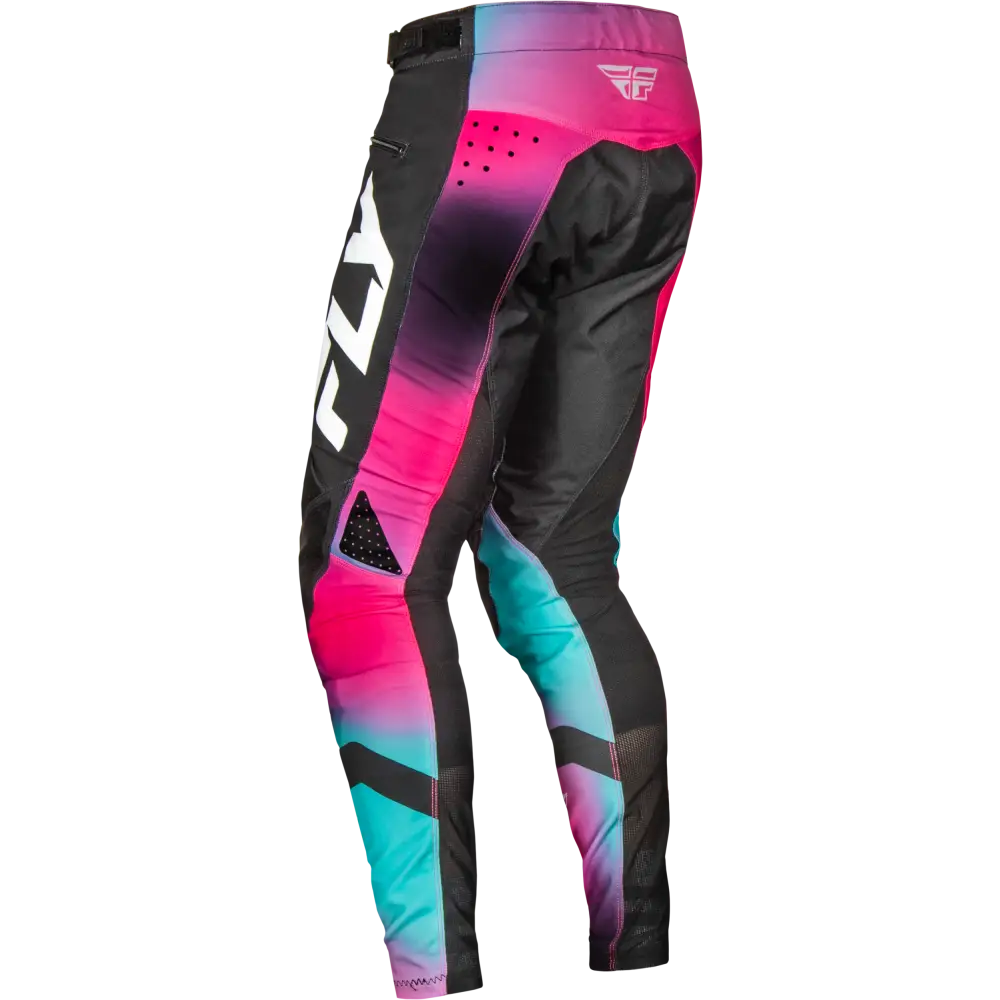 Rayce Bicycle Pant Ca/Ny Fuschia/Black/Teal Sz 30
