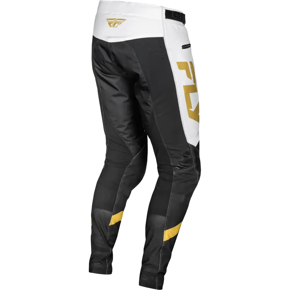 Rayce Bicycle Pant Ca/Ny White/Black/Gold Sz 18