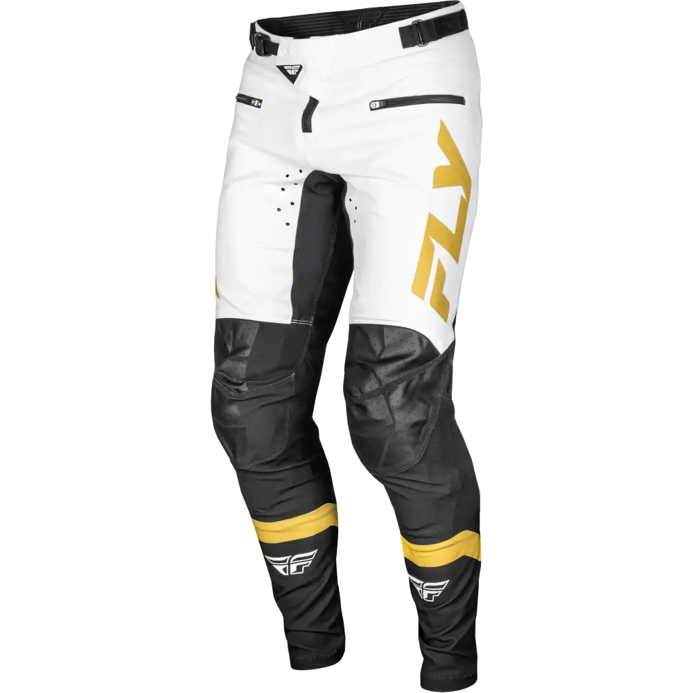 Rayce Bicycle Pant Ca/Ny White/Black/Gold Sz 32