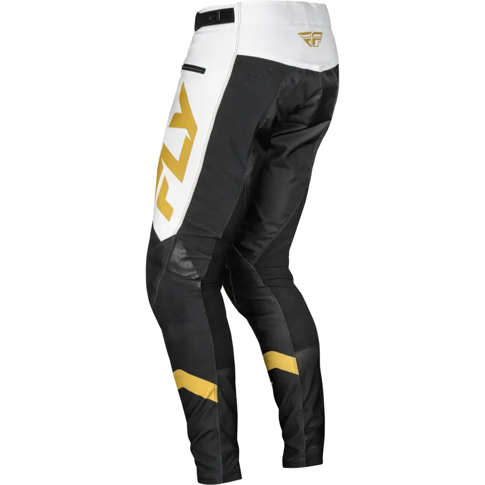 Rayce Bicycle Pant Ca/Ny White/Black/Gold Sz 36