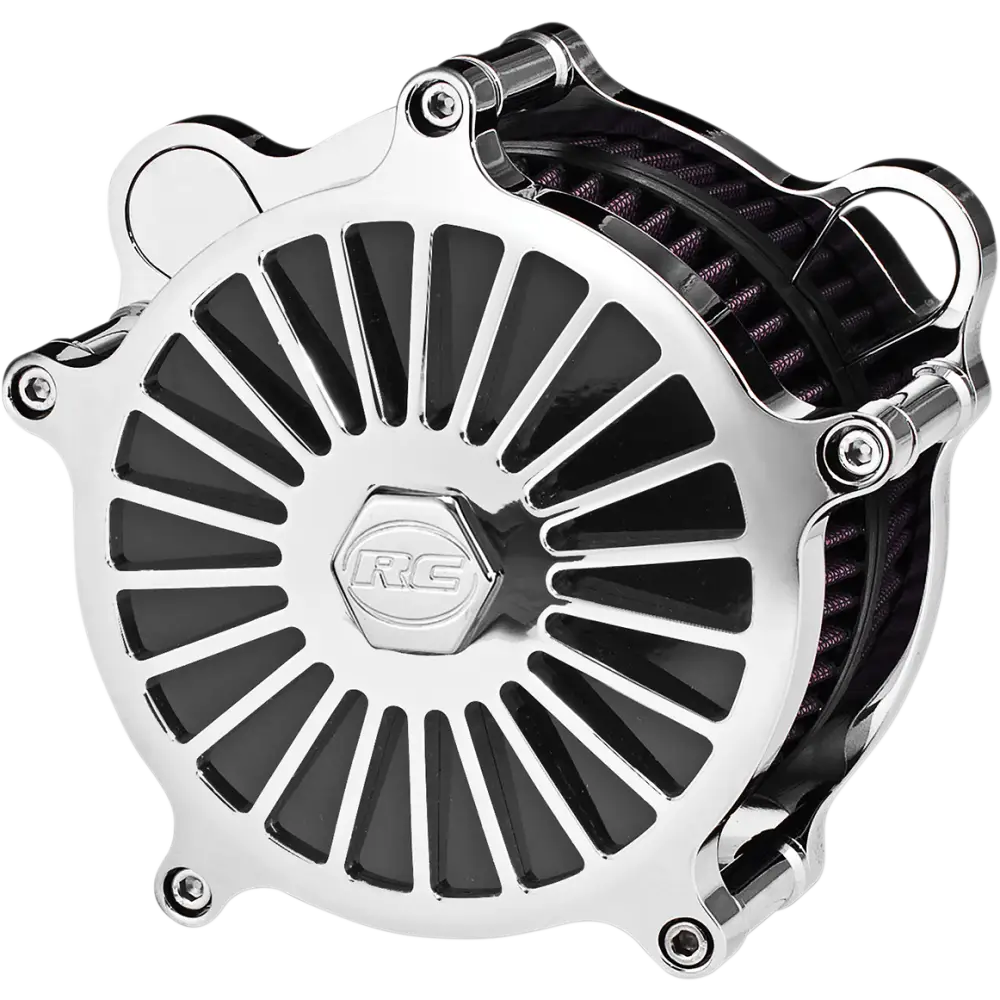 RC COMPONENTS Airstrike Air Cleaner - Chrome AC01C-126C