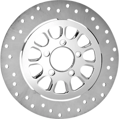 RC COMPONENTS Brake Rotor - Front Left - Dynasty - Chrome COG117117CLF2K