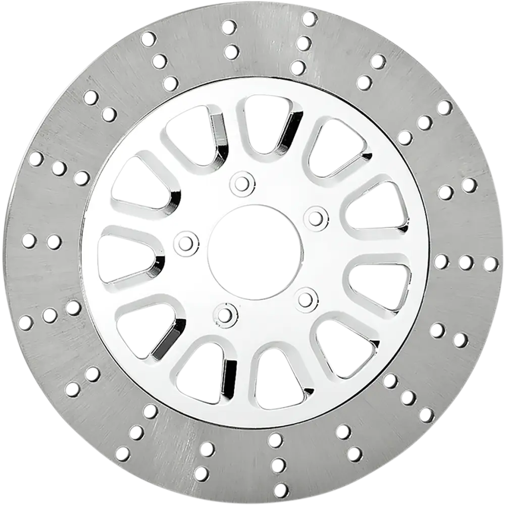 RC COMPONENTS Brake Rotor - Front Right - Exile - Chrome COG117122CRF2K