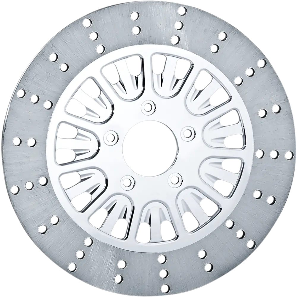 RC COMPONENTS Brake Rotor - Front Right - Illusion - Chrome COG117126CRF2K