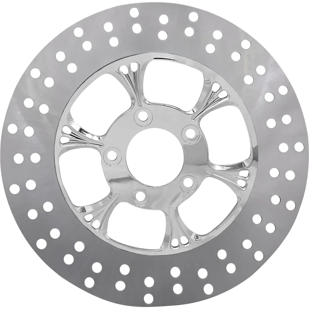 RC COMPONENTS Floating Brake Rotor - Front Left - Majestic - 320 mm - Chrome ZSSCOG320A-102C-LF2K