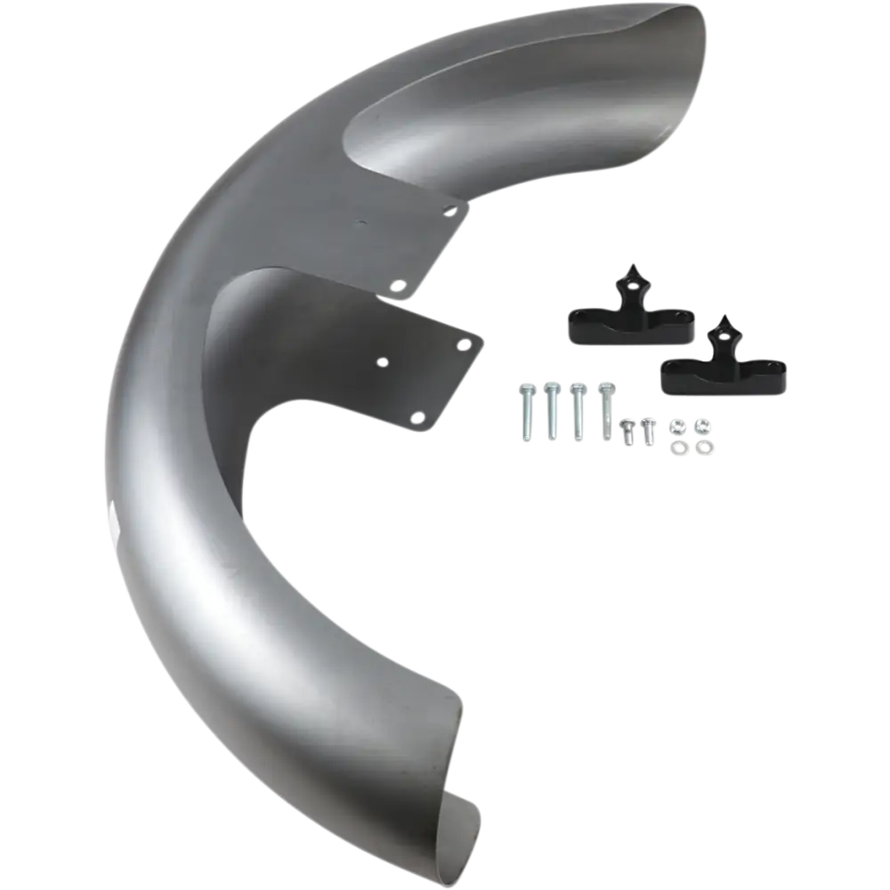 RC COMPONENTS Phantom Front Fender Kit with Black Adapters - For 23" Wheel FNDRKT23RC-B