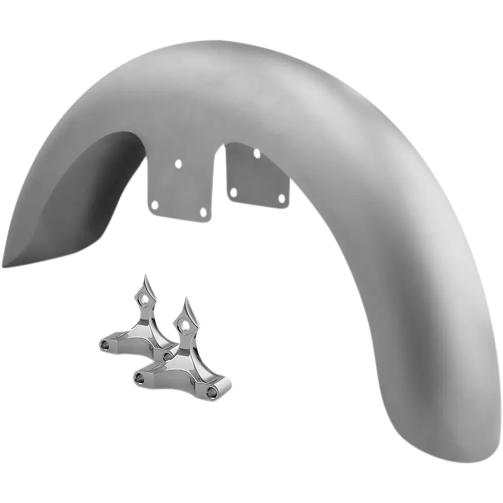 RC COMPONENTS Phantom Front Fender Kit with Chrome Adapters - For 23" Wheel FNDRKT14-23RC