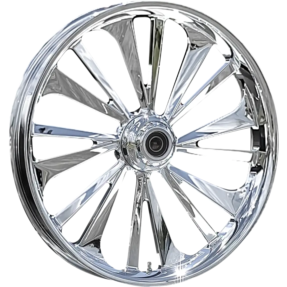 RC COMPONENTS Wheel - Dillinger - Front - Single Disc/with ABS - Chrome - 21x3.5 - FLH 213HD032A21138C