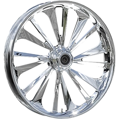 RC COMPONENTS Wheel - Dillinger - Front - Single Disc/with ABS - Chrome - 21x3.5 - FLH 213HD032A21138C