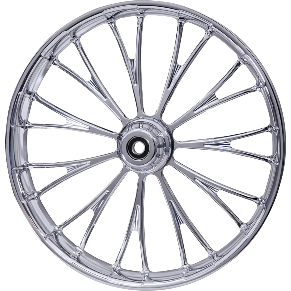 RC COMPONENTS Wheel - Dynasty - Front - Dual Disc/with ABS - Chrome - 21x3.5 - FLH 213HD031A21117C