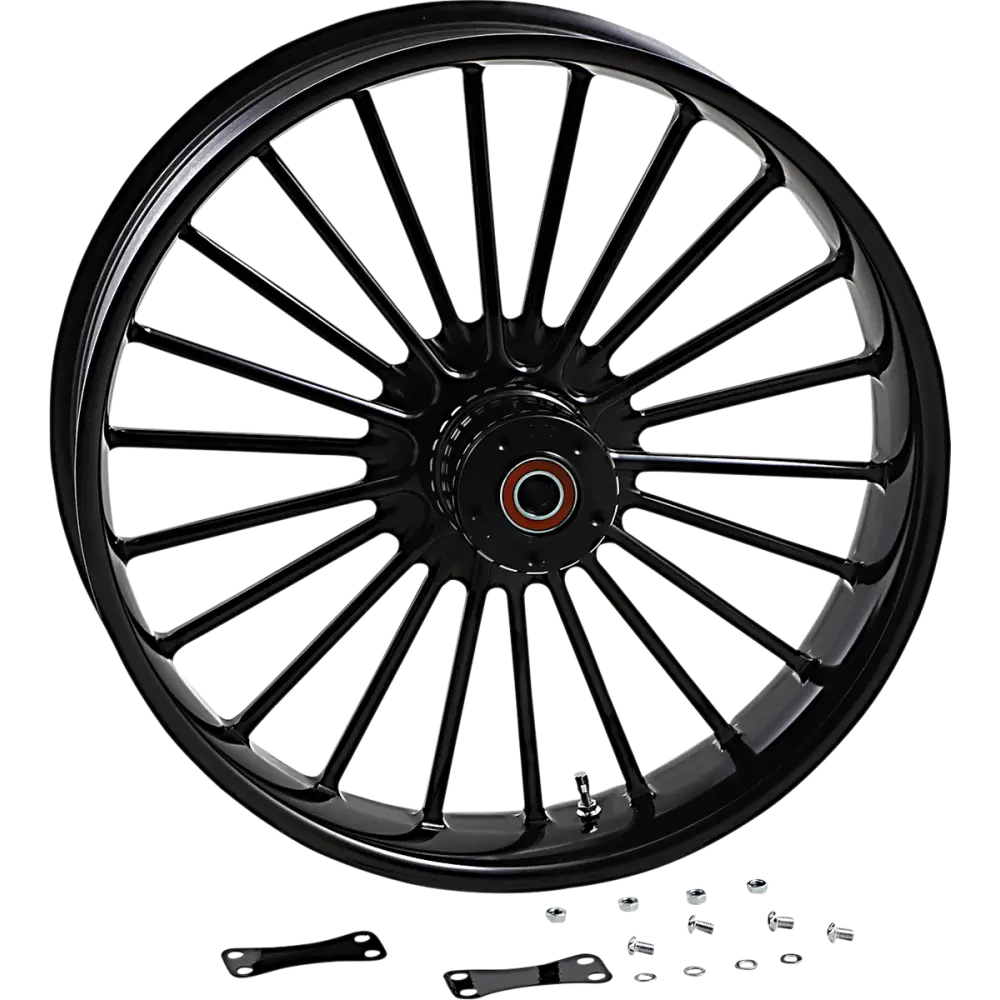 RC COMPONENTS Wheel - Illusion - Front - Dual Disc/without ABS - Black - 21x3.5 0321350-126B