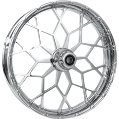 RC COMPONENTS Wheel - Phenom - Front - Dual Disc/with ABS - Chrome - 21x3.5 - FLH 213HD031A21135C