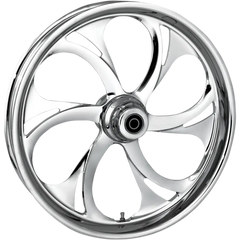 RC COMPONENTS Wheel - Recoil - Front - Dual Disc/with ABS - Chrome - 21x3.5 - '08-'13 FLT 21350-9031A-105