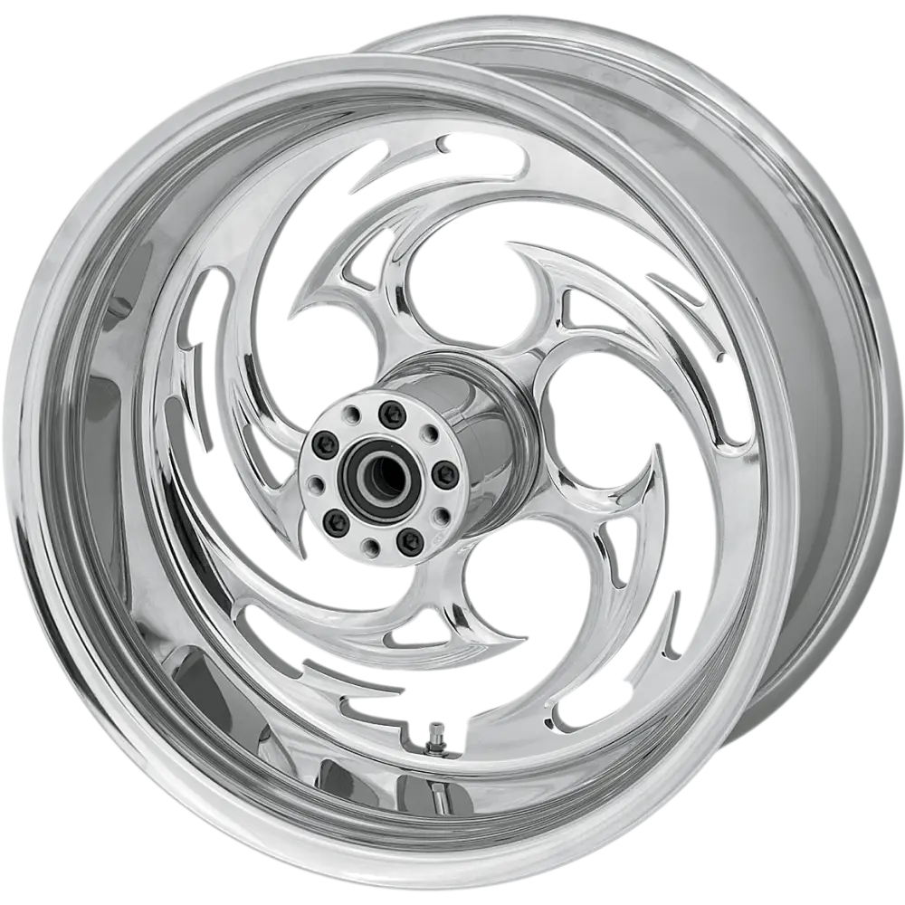 RC COMPONENTS Wheel - Savage - Rear - Single Disc/with ABS - Chrome - 17x6.25 - '08-'10 FXST 17625-9209-85C