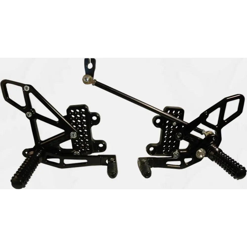 Rear Set Complete Blk Hon