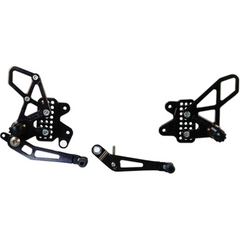 Rear Set Complete Blk Suz