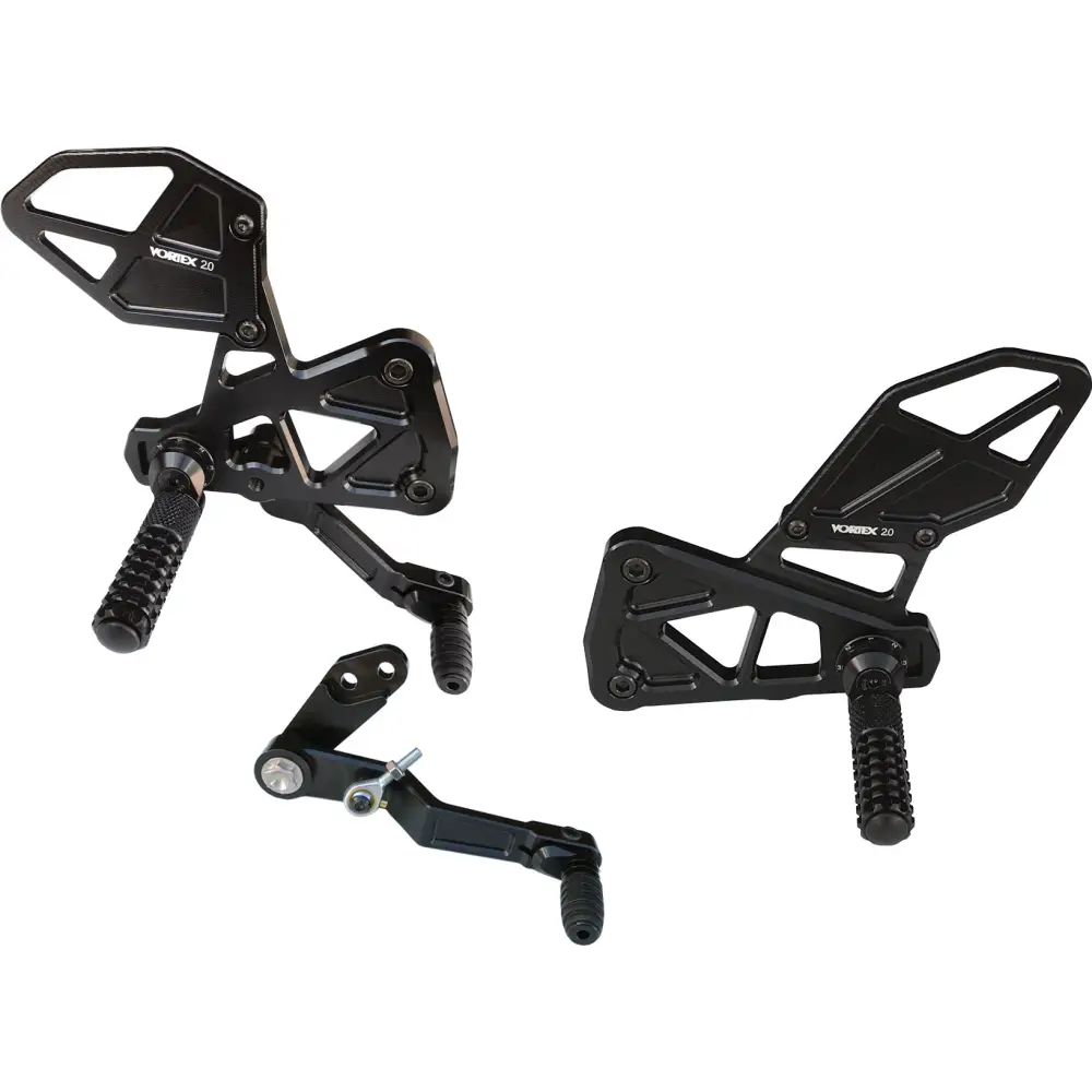 Rear Set Complete Blk Suz