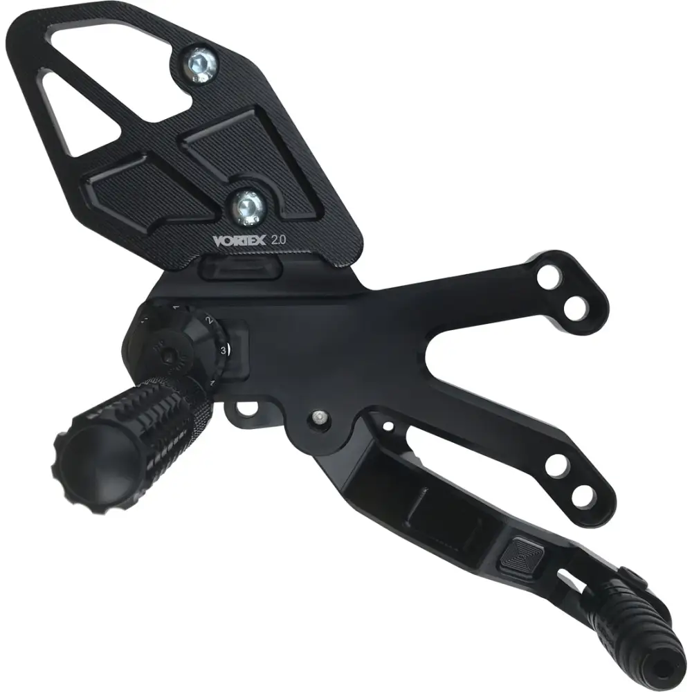 Rear Set Complete Blk Yam