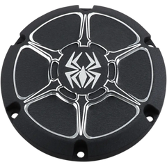 REKLUSE Derby Cover - Wrinkle Black - Sportster RMS-0515002