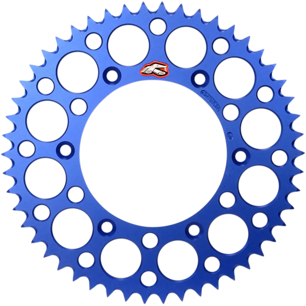 RENTHAL Rear Sprocket - Blue - 47 Tooth 121U-428-47GPBU