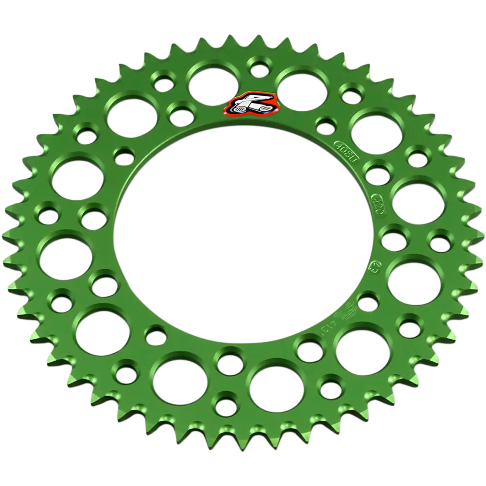 RENTHAL Sprocket - Kawasaki - Green - 49 Tooth 408U-420-49GEGN